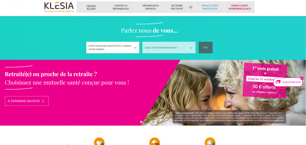 Klesia homepage
