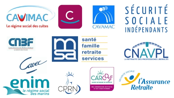 logo caisses retraites non salariés