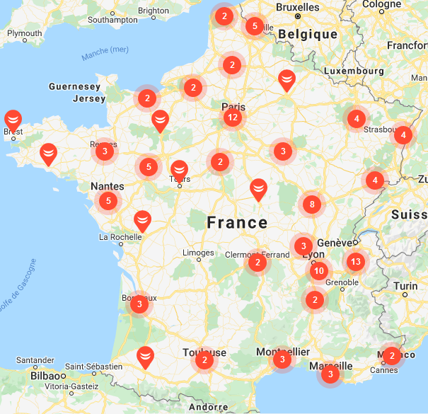 carte_france_boutique_malakoff_mederic | Pension de reversion carte des agences malakoff médéric