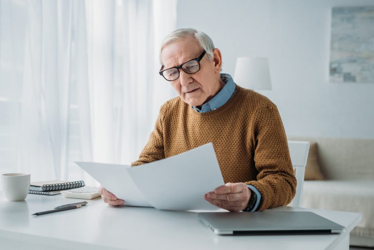 demande pension réversion homme senior