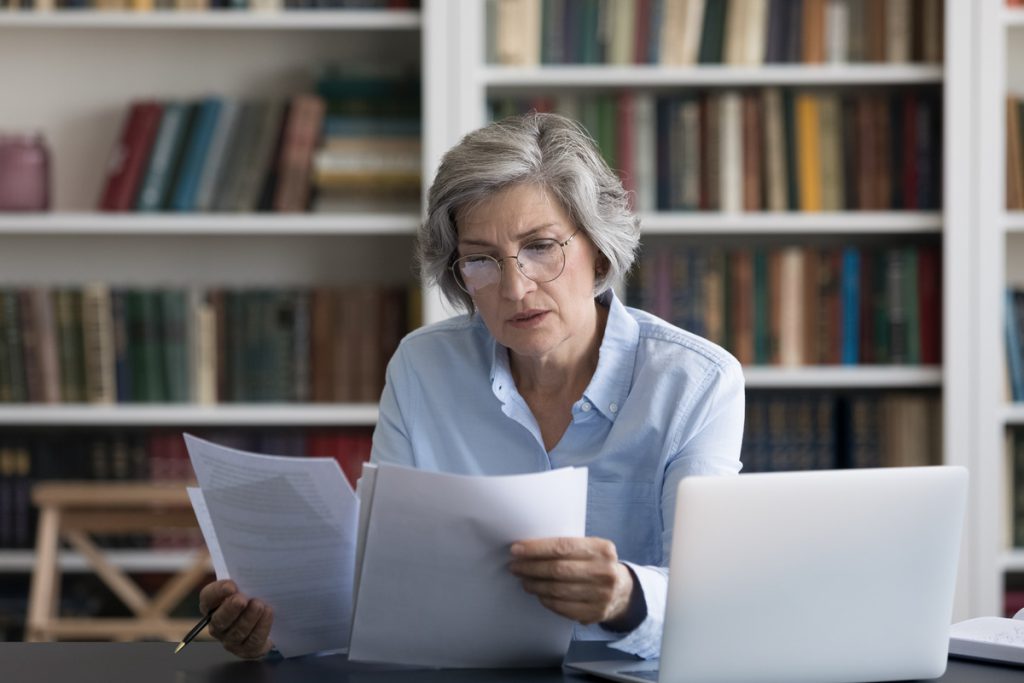 demande de pension de réversion par courrier