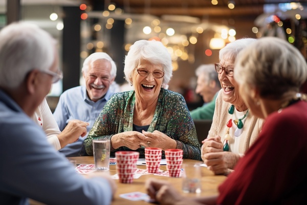 seniors in a lively social activity | Pension de reversion disparition du malus Agirc-Arrco