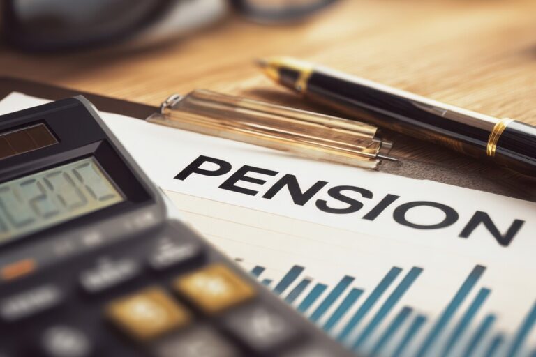 Calculatrice et documents financiers pour estimer la retraite de la génération 1964